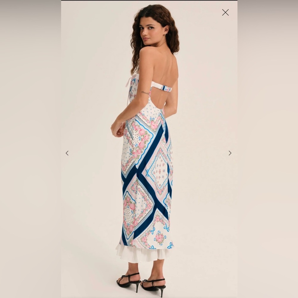 For Love And Lemons Daisy Mae Strapless midi slip dress - Picture 8 of 16